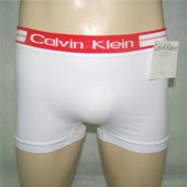 Cueca Calvin Klein Branca com Vermelho